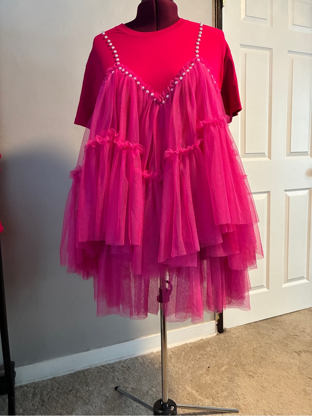 🎀Pink layer Tulle Tunic🎀